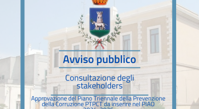Avviso pubblico per la consultazione degli stakeholders