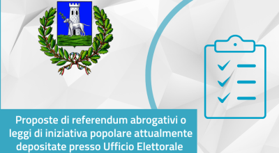 Proposte di referendum abrogativi e leggi di iniziativa popolare depositate p...
