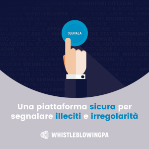 Whistleblowing – Piattaforma per le segnalazioni di illeciti