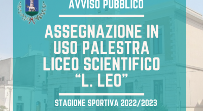 AVVISO PUBBLICO - ASSEGNAZIONE IN USO PALESTRA LICEO SCIENTIFICO “L. LE...