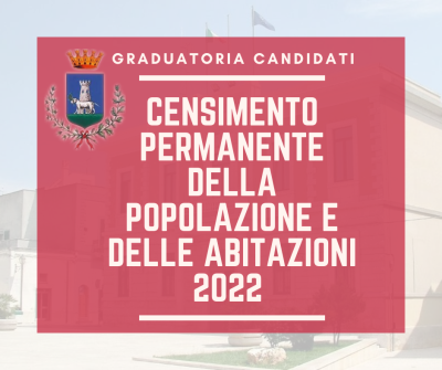 CENSIMENTO PERMANENTE DELLA POPOLAZIONE E DELLE ABITAZIONI 2022 - RETTIFICA G...